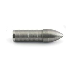 Black Eagle Arrows Challenger & PS23 Glue-In Adjustable Weight Target Point - 120 - Dozen, Silver, 120 grains, ADJ-PT-100-0002