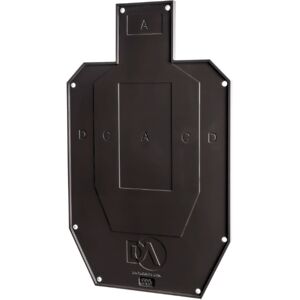 DA Targets Half Size Reactive Silhouette Target Cool 45-80F, Black, DA-HSL-C-1