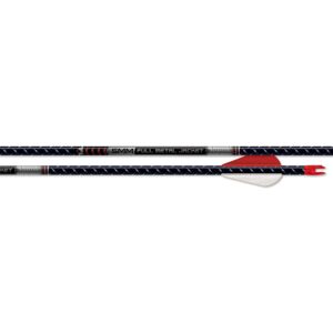 Easton 5mm Axis Arrows with Half Outs 200 6 Pk, Black, 1274