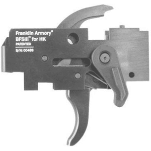 Franklin Armory BFSIII HK-C1 Trigger, Binary Firing System for HK 91/93/MP5, Curved, Black, 05-50000-BLK