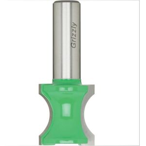 Grizzly Industrial Fingernail Bit Half Radius, 1/2in. Shank, 1in.L, C1219