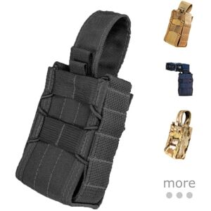High Speed Gear Stun Gun Taco-MOLLE Pouch w/ HSGI Clips for PALS, Black, 11SG00BK