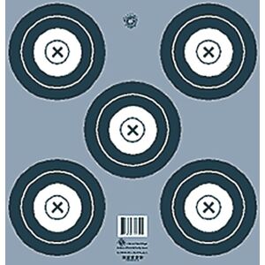 Maple Leaf Press NFAA Indoor Target, 5-Spot 100 pk., NFI-2T