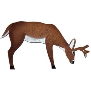 Oncore Targets Feeding Deer Self-Healing Archery Target, w/Antlers, Brown/White, Large, D4-ANT