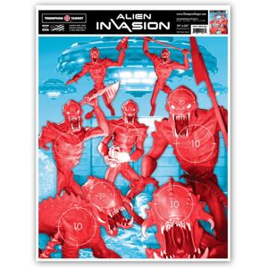 Thompson Target Alien Invasion 19x25in Game Targets, 100 Pack, Multi, XL, 4003-100