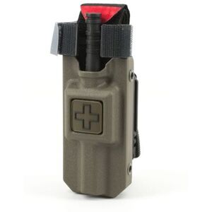 Eleven 10 C-A-T Gen 7 RIGID Tourniquet Case, Cross Front, Belt Tek-lok, Ranger Green, E10-3021B-RGR