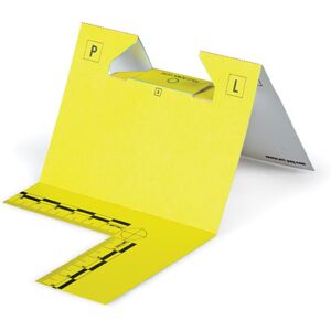 Forensics Source Disposable Cutout ID Tents, Pack of 100, White IDTC-DISTENT