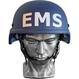 ExecDefense USA EMS / EMT Ballistic Helmet MICH, III-A, Navy Blue, L, E-EBH-L