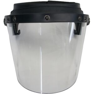 ExecDefense USA Riot Visor , Compatible with picatinny side rails, Transparent, Universal Size, E-RV-PR