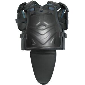ExecDefense USA TURBO-X Riot Suit, Black & Dark Navy Blue, Universal Size, TURBO-X