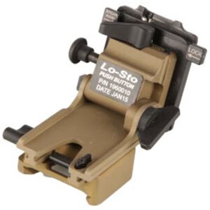 Norotos LoSto Helmet Mount, Push Button, PVS-7/14, Coyote Brown, One Size, 1960010CB-3
