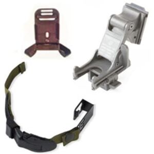 Norotos Standard Helmet Mount w/ ACH/MICH Assembly, Black, One Size, NSN 5855-01-551-4525, 1555010-4, A3256368-2