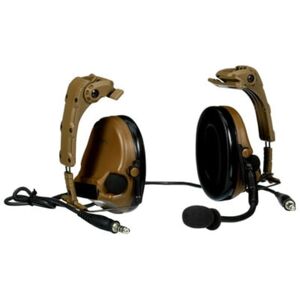 3M V Headset, IHPS Attachment w/ Dual Lead, Coyote Brown, MT20H682HPS-19 CY