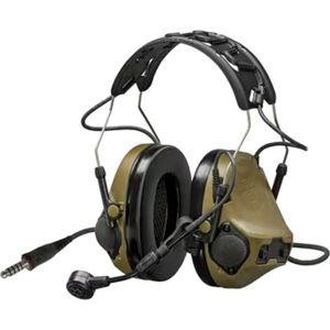 3M VIII Multi Comm Headset, AS 12-Pin DL, Coyote Brown, MT14H418A-21 CY