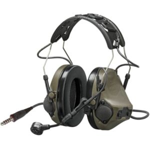 3M VIII Multi Comm Headset, Nexus 5-Con, OD Green, MT14H418A-92 GN