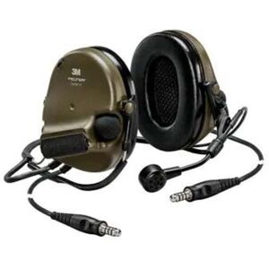 PELTOR 3M, ComTac, VI NIB Headset, Dual DL, Backband, 915 Mhz, Coyote, MT20H682BB-19N CYS