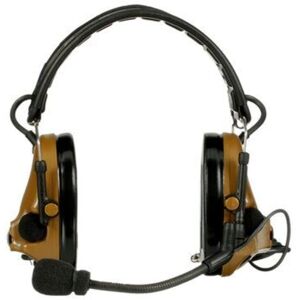 PELTOR 3M PELTOR ComTac V Headset, Foldable, Dual Lead, Standard Dynamic Mic, NATO Wiring, Coyote Brown, MT20H682FB-19 CY