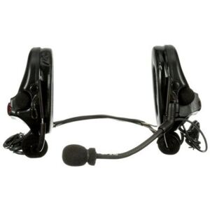 PELTOR 3M PELTOR ComTac V Headset, Neckband, Dual Lead, Standard Dynamic Mic, NATO Wiring, Black, MT20H682BB-19 SV