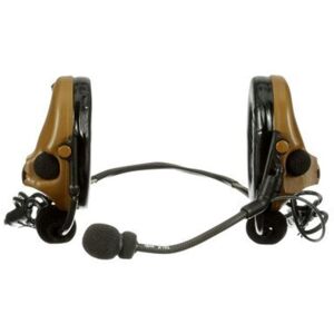 PELTOR 3M PELTOR ComTac V Headset, Neckband, Dual Lead, Standard Dynamic Mic, NATO Wiring, Coyote Brown, MT20H682BB-19 CY