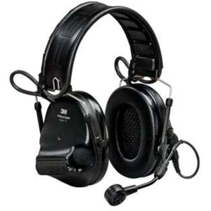 PELTOR 3M, SwatTac, VI NIB Headset, Foldable, MI Input, Dynamic Boom MIc, Black, MT20H682FB-09N SV
