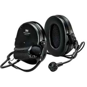 PELTOR 3M, SwatTac, VI NIB Headset, Neckband, MI Input, Dynamic Boom MIc, Black, MT20H682BB-09N SV