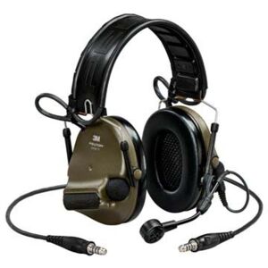PELTOR ComTac VI NIB Headset, On/Over Ear, Black/Green, MT20H682FB-19N GN
