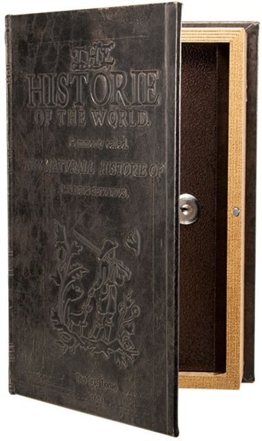 Barska Antique Book Safe with Key Lock, Brown CB11994
