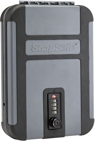 Snapsafe, A Hornady Company Lock Box With Tsa Combination Lock XL Gun Safe, Polycarbonate, Black, NSN N, 75241