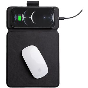 KeySmart TaskPad Mini Wireless Charging Mousepad, Black, KS503-BLK