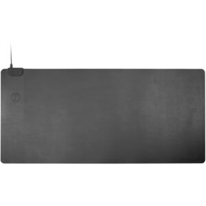 KeySmart TaskPad Wireless Charging Desk Pad, Black, KS923-BLK