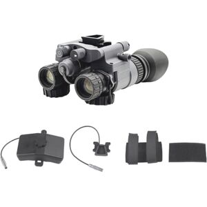 Armasight BNVD-51 Go Kit, Night Vision Binoculars w/ Battery Pack, Gen 3 Ghost White Phosphor IIT, 51 Degree FOV, Gray, Gray, NSGNYX15M5G9DBB2