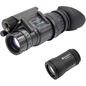 Armasight PVS-14 Multi-Purpose Night Vision Monocular w/ 3x Lens, High Performance Gen 3 Ghost White Phosphor IIT, Black, Black, NAMPVS1401G9DBB1