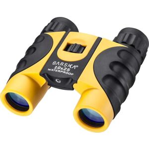 Barska 10x25mm BK-7 Roof Blueline Colorado Compact Waterproof Binoculars, Yellow, Small, CO10697
