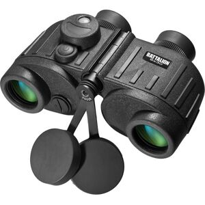 Barska Battalion 8x30mm Porro Prism Rangefinder Binoculars, Matte Black, Black, AB11776