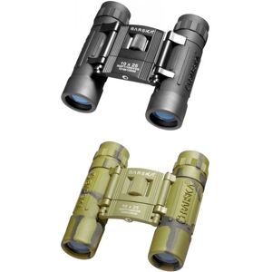 Barska Lucid View 10x25mm Compact Folding Binoculars, Clam Pack, Black, AB10111