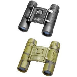 Barska Lucid View 12x25mm Roof Prism Compact Binoculars, Black, AB10209