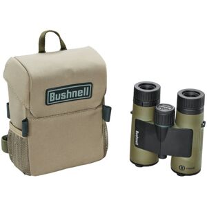 Bushnell Prime 10x42mm Roof Prism Binocular w/Vault Bundle, Green, BP1042VTC