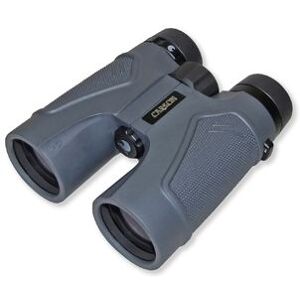 Carson 3D 10x42mm Full Size Waterproof Roof Prism Birding Binocular, Matte, Gray, TD-042