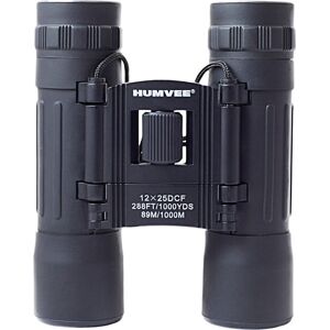 Humvee Compact Rubber 12x25 Binocular, HMV-B-12X25B