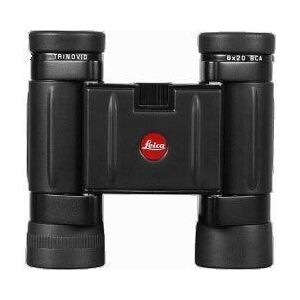 Leica Trinovid 8x20mm Roof Prism BCA Compact Binoculars w/Case, Rubber Armored, Black, 40342