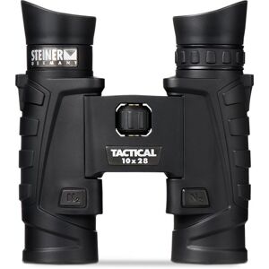 Steiner Tactical T1028 10x28mm Roof Prism Binocular, NBR Long Life Rubber Armoring, Charcoal, 2004