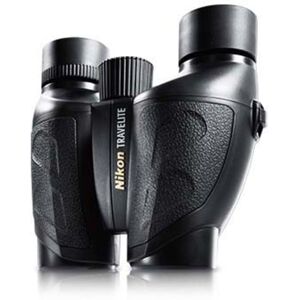 Nikon Travelite 12x25mm Porro Prism Compact Binoculars, Black, 7279
