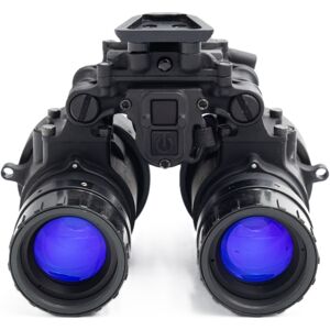 Steele Industries Elbit RNVG-A 1x27mm Night Vision Binoculars, Black, ELBIT-MILSPEC-WP-RNVG-A