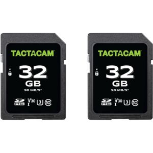 Reveal by Tactacam Full-Size 32GB SD Card, 2-Pack, Black, FS32GB-TWO