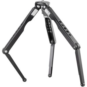 Leofoto MT-03 Folding Aluminum Mini Tripod w/ Bag, Black, MT-03