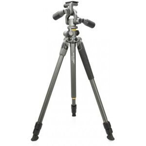 Vanguard Alta Pro 2+ 263AP Aluminum Tripod with Pan Head and Multi-Angle Center Column, Gray, Alta Pro 2+ 263AP