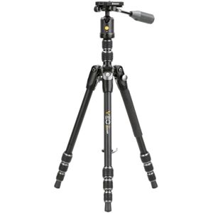 Vanguard Aluminum 4 in 1 Tripod w/ Ball Head, Pan Handle, Monopod, 204 ABP, Black, VEO3T204ABP