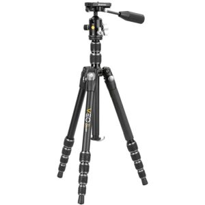 Vanguard Aluminum 4 in 1 Tripod w/ Ball Head, Pan Handle, Monopod, 235 ABP, Black, VEO3T235ABP