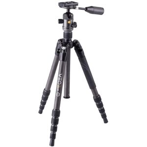 Vanguard Veo3X Lightweight Compact Travel Kit with Carbon 4-in-1 Tripod, Ball Head, Monopod, Bluetooth Remote, SPC, Black/Gray, VEO3X235CBP