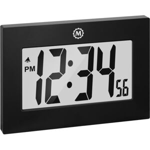 Marathon Large Digital Frame Clock w/3.25 inch Digits, Black, CL030064-BK-00-NA